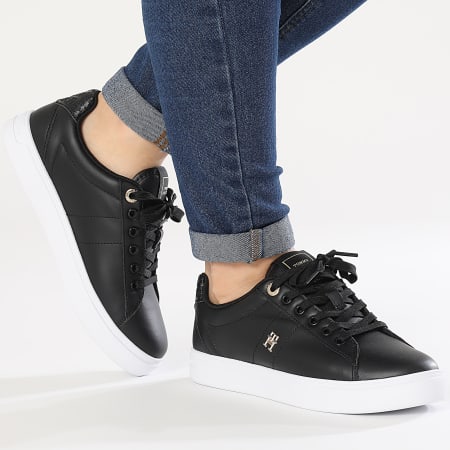 Tommy Hilfiger - Zapatillas Elevated Essential Monogram 7999 Negro Mujer