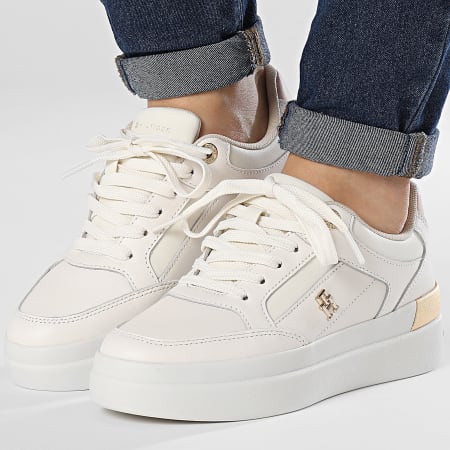 Tommy Hilfiger - Lux Hardware Court 7997 Ancient Blanco Zapatillas Mujer