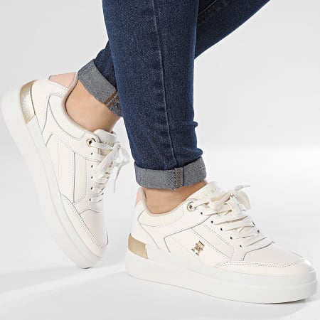 Tommy Hilfiger - Lux Hardware Court 7997 Ancient White Damesschoenen