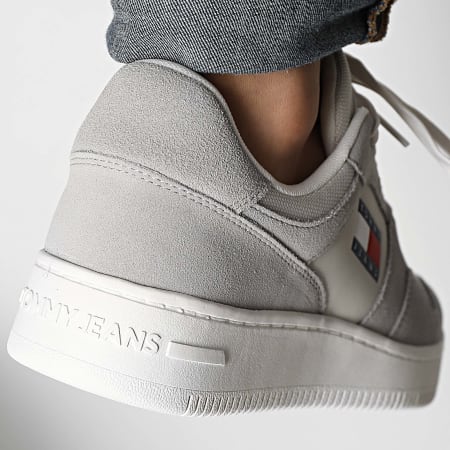 Tommy Jeans - Baskets Leather 1440 Granite Road Stratus Grey