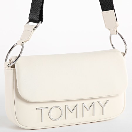 Tommy Jeans - Sac A Main Femme Bold Elongated Flap Cross 6258 Beige