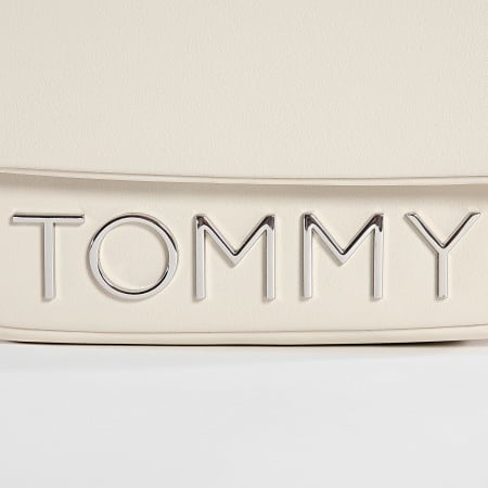 Tommy Jeans - Bolso de mujer Bold Elongated Flap Cross 6258 Beige