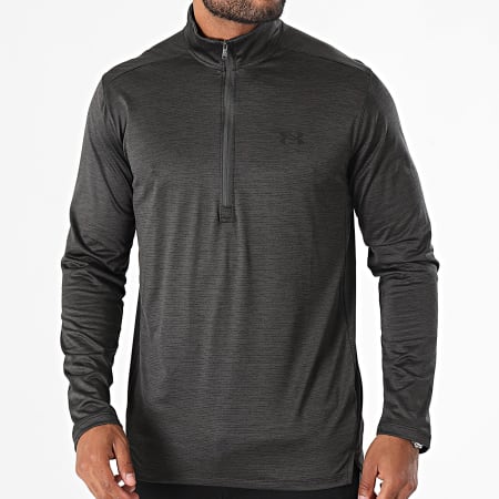 Under Armour - Tech Vent 1/2 Zip Camiseta Manga Larga 1382184 Gris Carbón