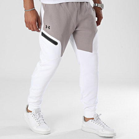 Under Armour - Pantaloni da jogging UA Unstoppable 1389353 Bianco Taupe