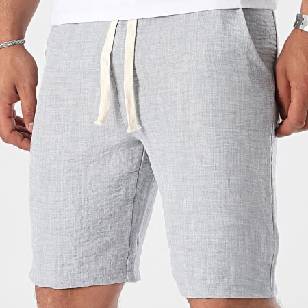 Frilivin - Pantalón corto de jogging gris jaspeado