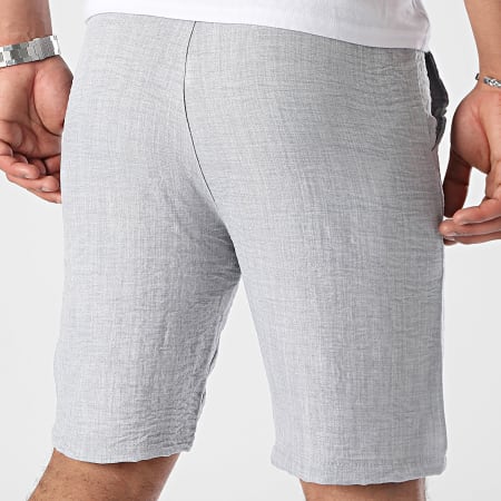 Frilivin - Pantalón corto de jogging gris jaspeado