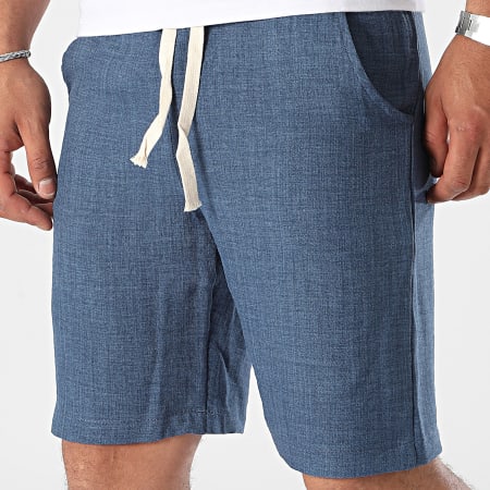 Frilivin - Pantalones cortos de jogging azul marino