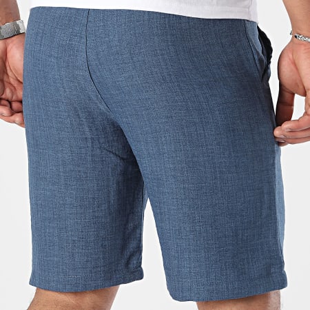 Frilivin - Pantalones cortos de jogging azul marino