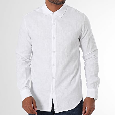 Frilivin - Camisa Manga Larga Blanca