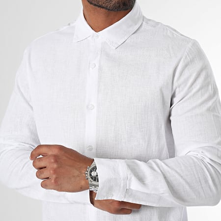 Frilivin - Camisa Manga Larga Blanca