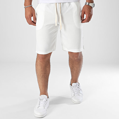 Frilivin - Short Jogging Blanc