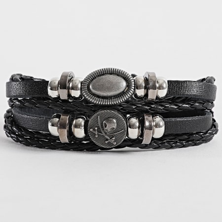 Frilivin - Bracciale in argento nero