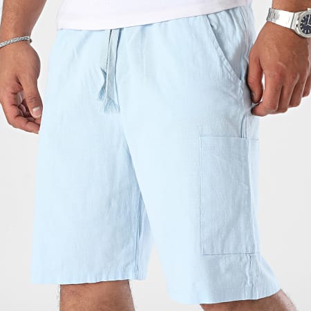 Frilivin - Pantaloncini Cargo blu chiaro