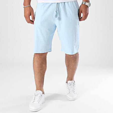 Frilivin - Short Cargo Bleu Clair