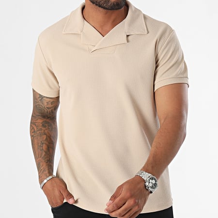 Frilivin - Polo de manga corta Beige