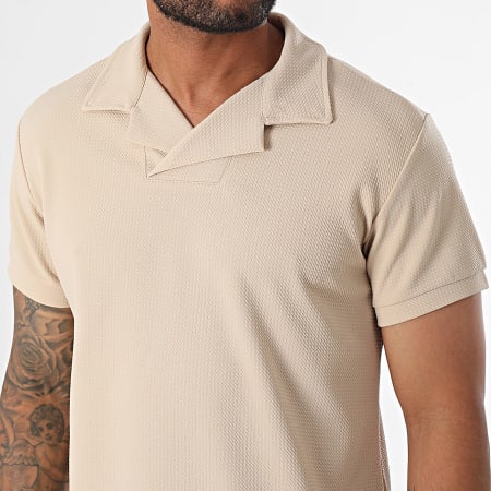 Frilivin - Poloshirt met korte mouwen Beige