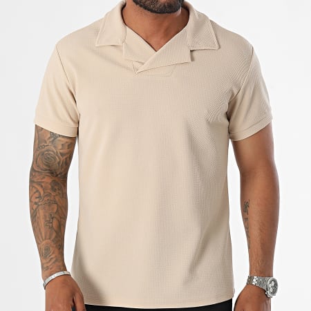 Frilivin - Polo de manga corta Beige