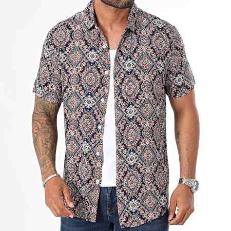 Frilivin - Camel marine shirt met korte mouwen