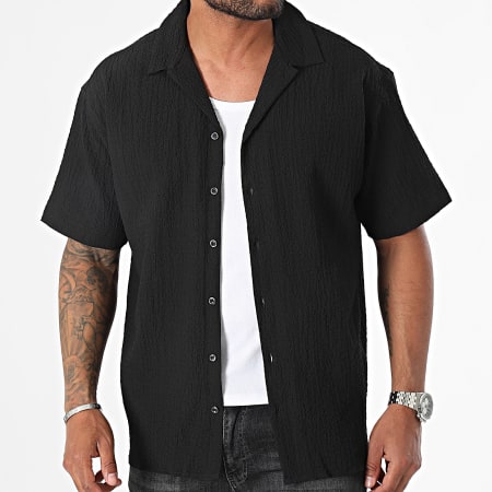 Jack And Jones - Camiseta de manga corta Jeff Heat Resort Negra