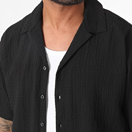 Jack And Jones - Camiseta de manga corta Jeff Heat Resort Negra