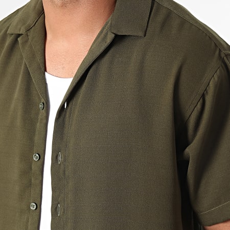 Jack And Jones - Camicia a maniche corte verde kaki