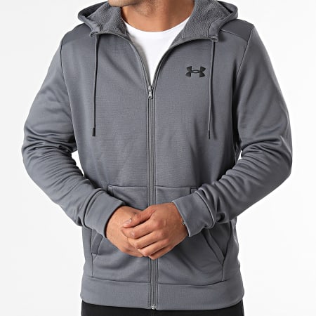 Under Armour - Sudadera con capucha y cremallera 1373357 Gris antracita