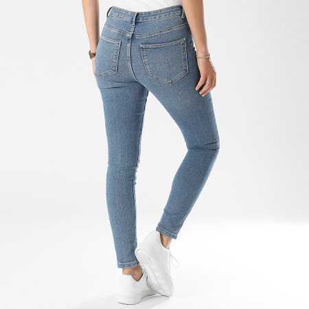 Vero Moda - Jean Skinny Femme Elly Bleu Denim