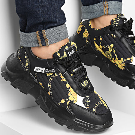 Versace Jeans Couture - Fondo Speedtrack Dis 05 77YA3SC7-ZS879 Nero Sneakers Rinascimentali