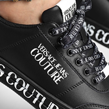 Versace Jeans Couture - Fondo Court 88 Sneakers 77YA3SK6-ZP335 Negro Blanco