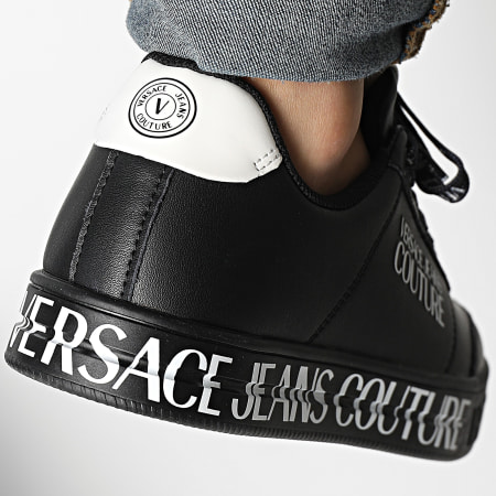 Versace Jeans Couture - Fondo Court 88 Sneakers 77YA3SK6-ZP335 Nero Bianco