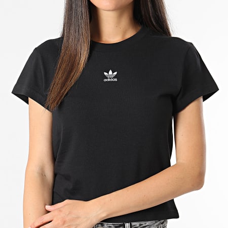 Adidas Originals - Maglietta donna Essential Slim IW5707 Nero