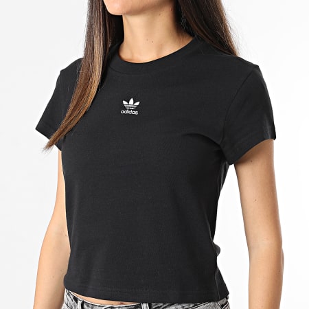 Adidas Originals - Maglietta donna Essential Slim IW5707 Nero