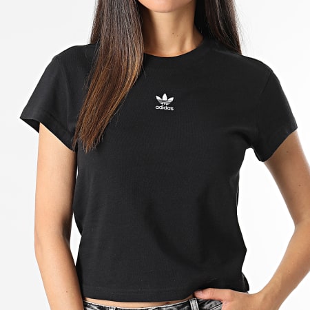 Adidas Originals - Maglietta donna Essential Slim IW5707 Nero