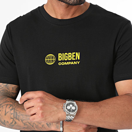 Big Ben - Maglietta Logo Verticale Nero Giallo