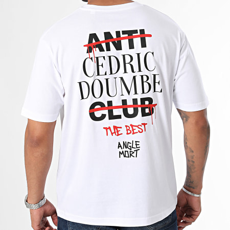 Angle Mort - Tee Shirt Oversize Large Anti Cédric Doumbè Club Blanc