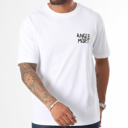 Angle Mort - Tee Shirt Oversize Large Anti Cédric Doumbè Club Blanc
