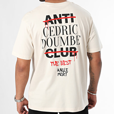Angle Mort - Tee Shirt Oversize Large Anti Cédric Doumbè Club Beige
