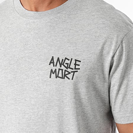 Angle Mort - Tee Shirt Oversized Groot Anti Cédric Doumbè Club Grijs