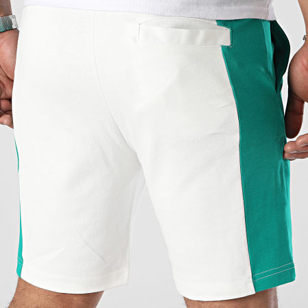 Frilivin - Short Jogging Blanc Vert