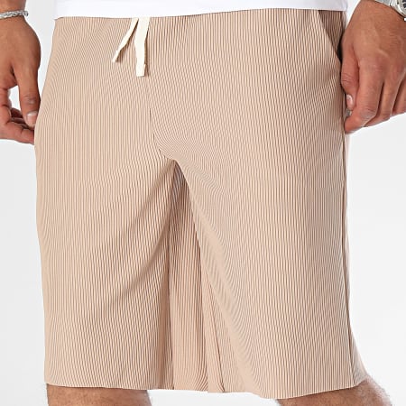 Frilivin - Pantaloncini da jogging beige scuro