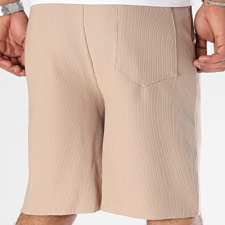 Frilivin - Pantaloncini da jogging beige scuro