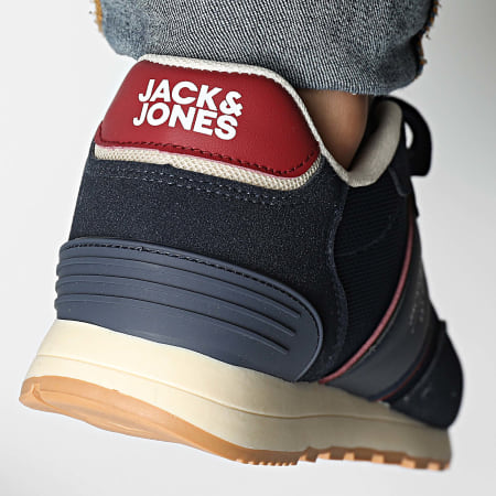 Jack And Jones - Zapatillas Spirit Runner Navy Blazer Red Dahlia