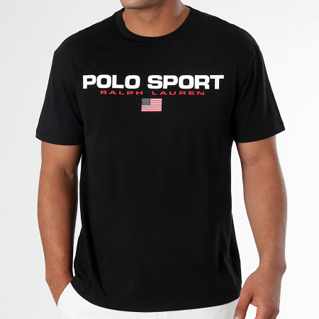 Polo Sport Ralph Lauren - Camiseta Regular Logo Sport Negra