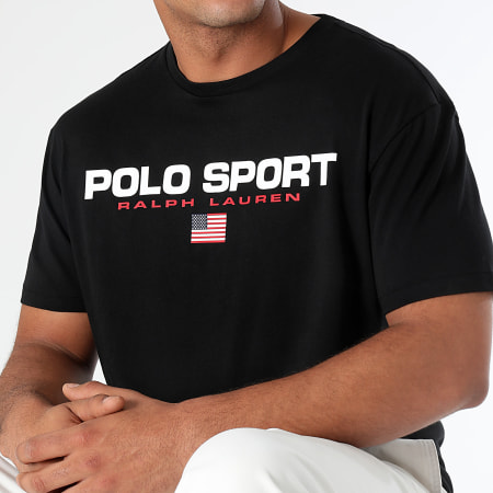 Polo Sport Ralph Lauren - Camiseta Regular Logo Sport Negra