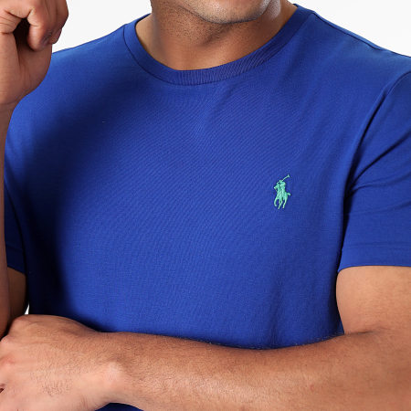 Polo Ralph Lauren - Camiseta Custom Slim Fit Original Player Azul Real