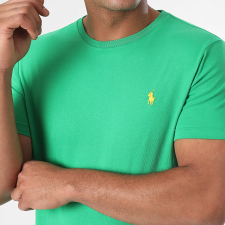 Polo Ralph Lauren - Camiseta Custom Slim Fit Original Player Verde