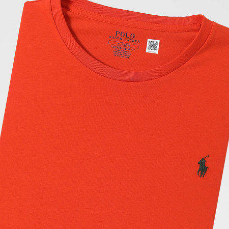 Polo Ralph Lauren - Camiseta Custom Slim Fit Original Player Naranja