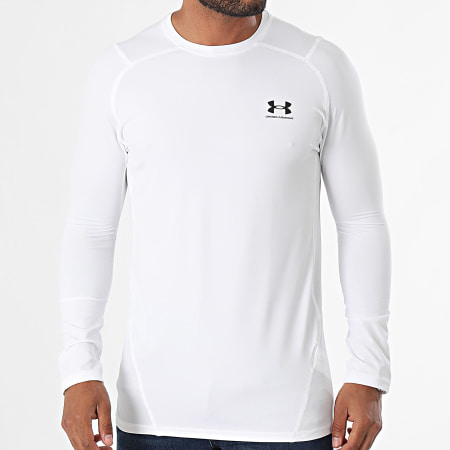 Under Armour - Tee Shirt De Sport Manches Longues 1361506 Blanc