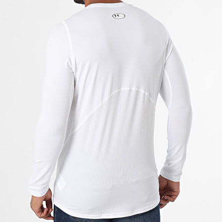 Under Armour - Tee Shirt De Sport Manches Longues 1361506 Blanc