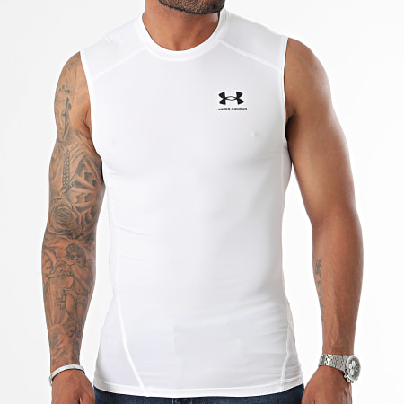 Under Armour - Camiseta de tirantes 1361522 Blanca